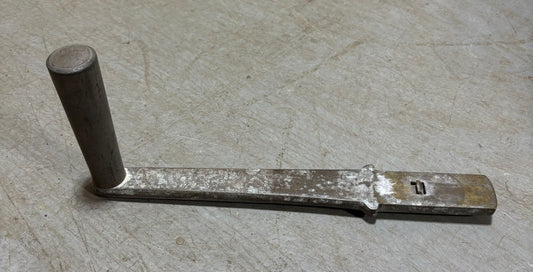 Vintage Bronze 11” Long Insert Winch Handle - 1 1/2” Insert