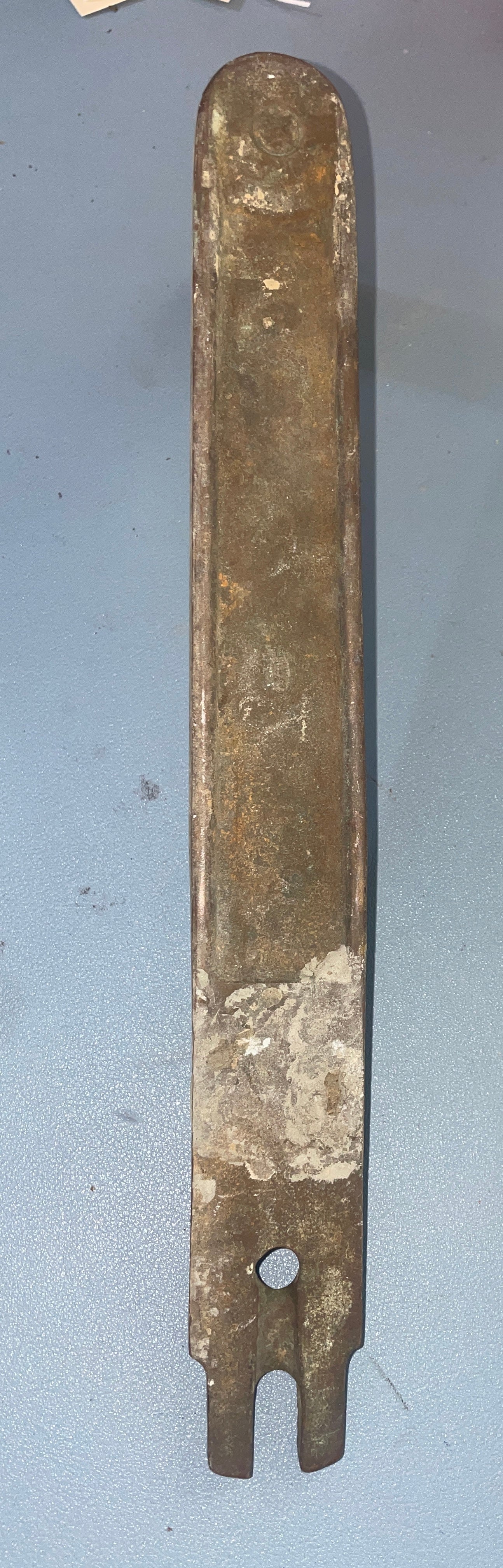 Wilcox Crittenden 11" Bronze Winch Handle - 1 3/8" Insert - 1934 Eisenhower 50'