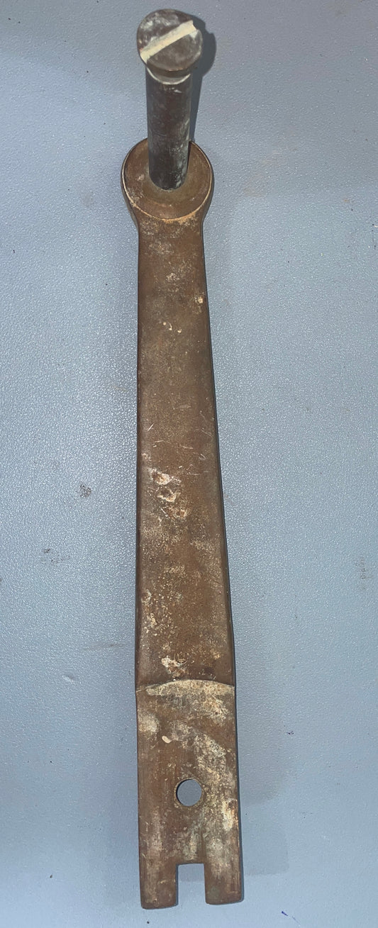 Merriman 11 1/2" Solid Bronze Winch Handle - 1 1/2" Insert - 1934 Eisenhower 50'