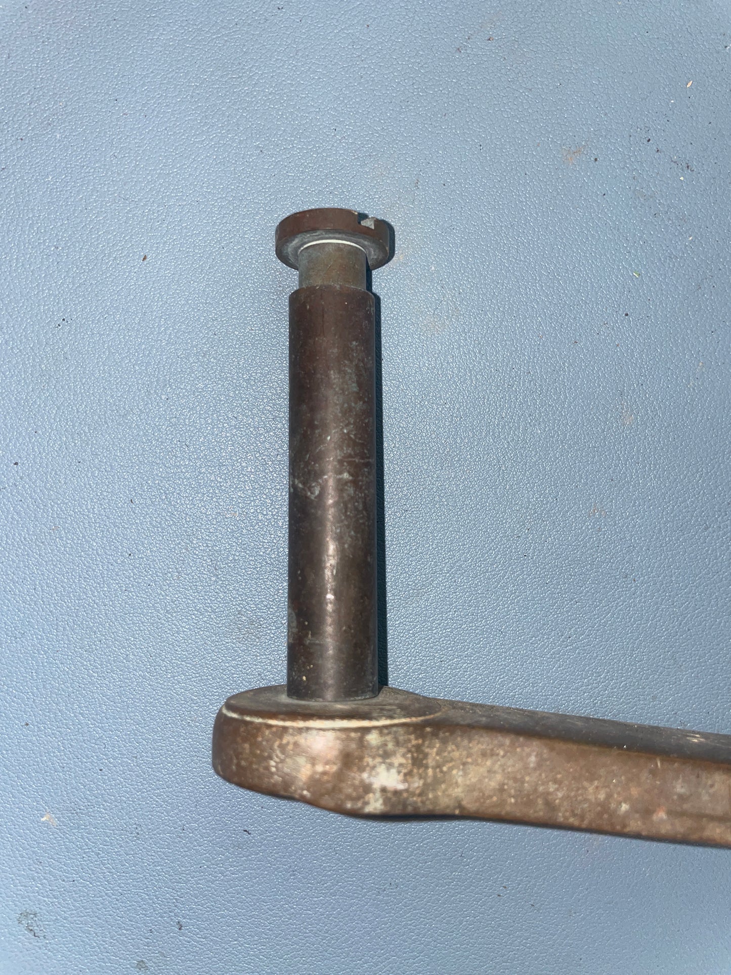 Merriman 11 1/2" Solid Bronze Winch Handle - 1 1/2" Insert - 1934 Eisenhower 50'