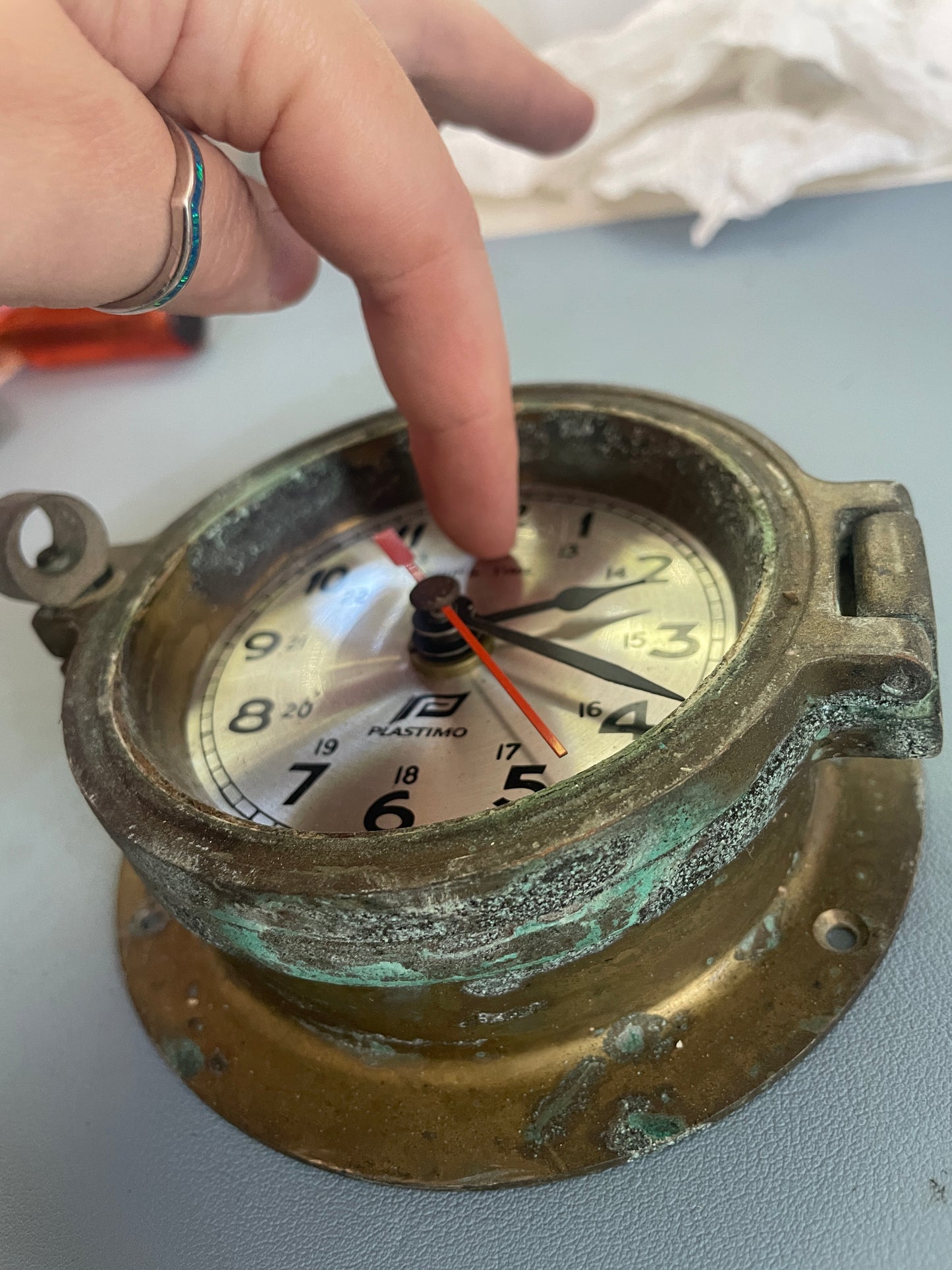 Plastimo Clock - NOT WORKING - 1934 Eisenhower 50'