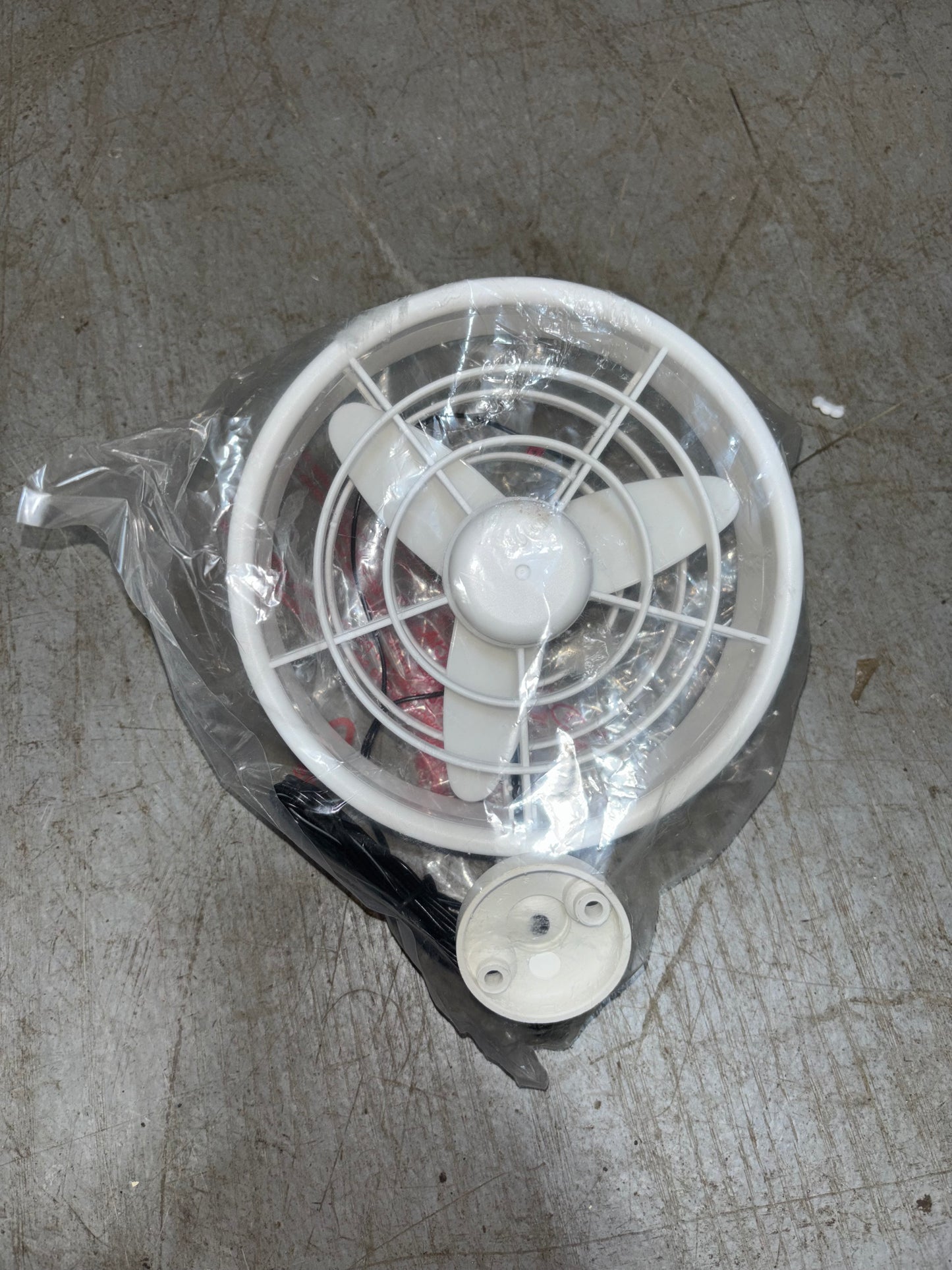 Hellamarine 12V White OR Black Plastic Fan - NEW