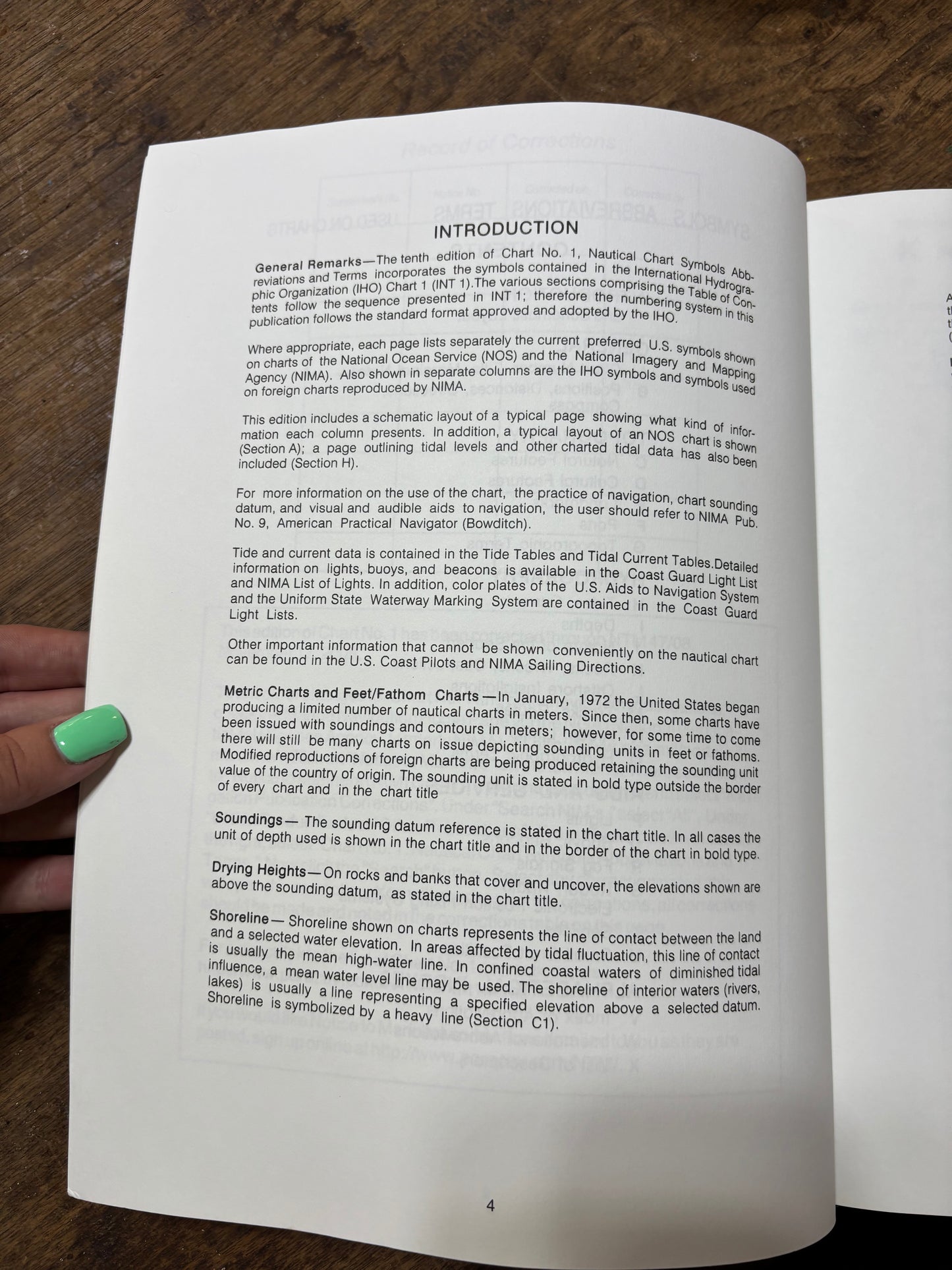 Chart No. 1 United States Of America Nautical Chart - Symbols, Abbreviations & Terms