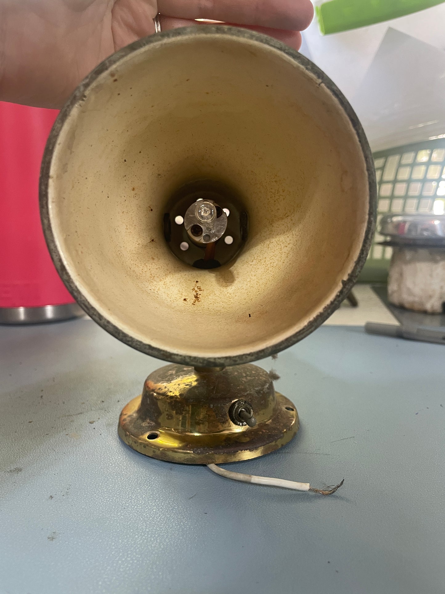 Interior Tilting Light - Pitting