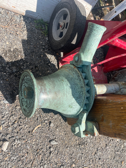 Super Rare Vintage Bronze Moritz Windlass - 1/2" Chain Gypsy - 1934 Eisenhower 50'