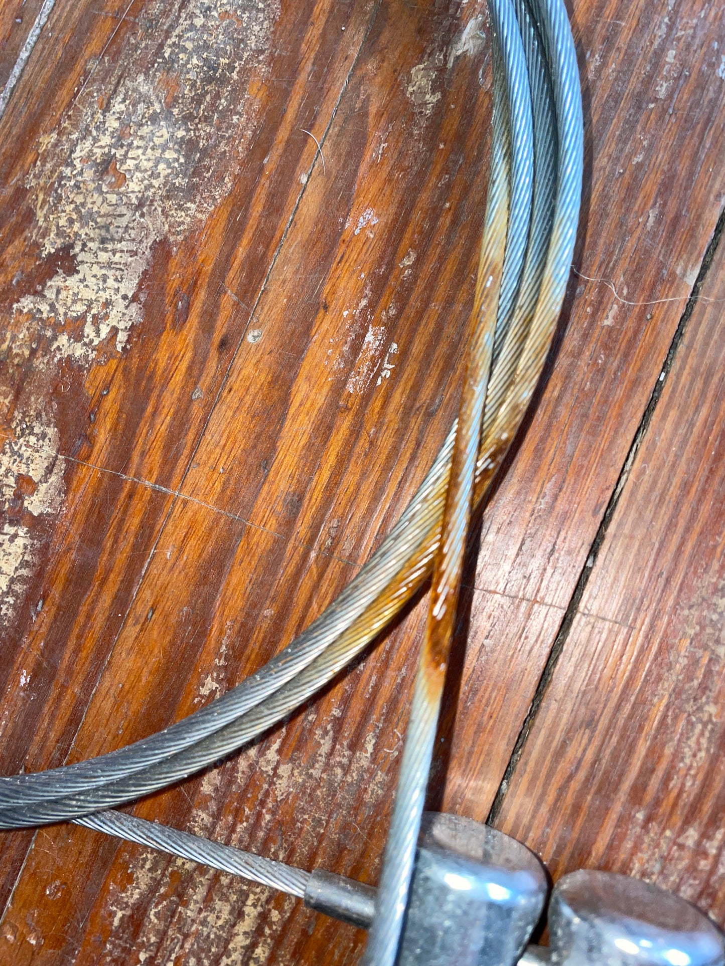 Set Of (4) 14” Tall Stanchions With No Bases & Lifeline