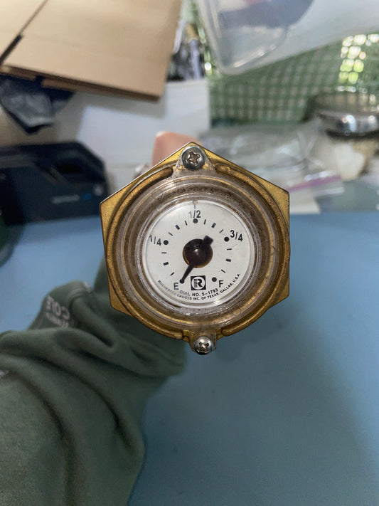 Rochester Fuel Tank Gauge Level - 1934 Eisenhower 50'