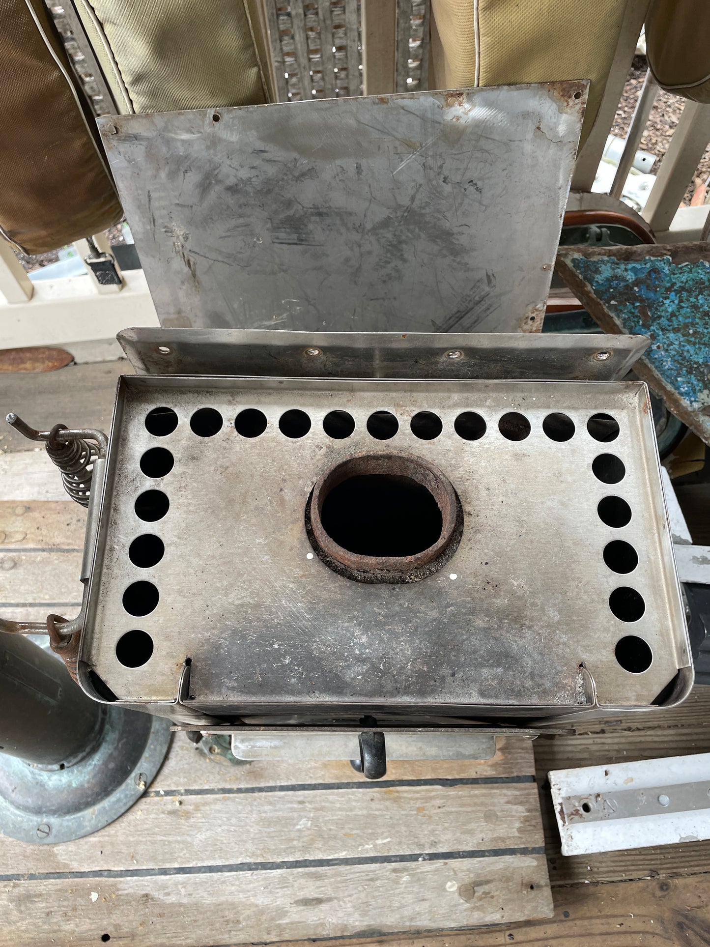 Shipmate Wood Stove - 1934 Eisenhower 50'