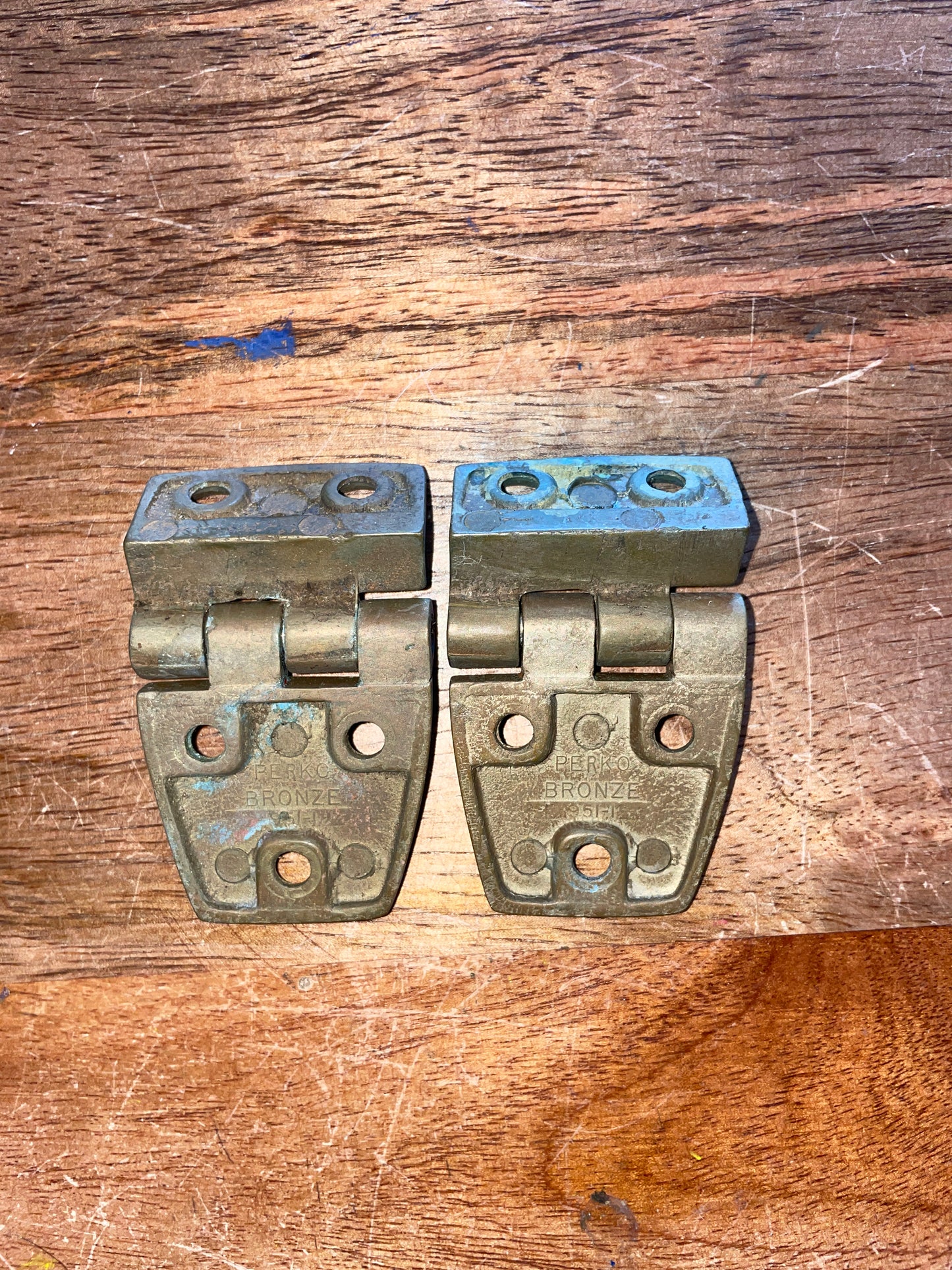 PAIR Bronze Perko 951-1 Hinges