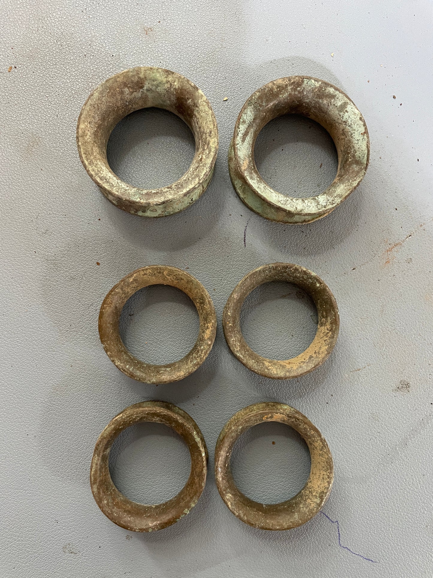 6 Bronze Sheaves - 1934 Eisenhower 50'