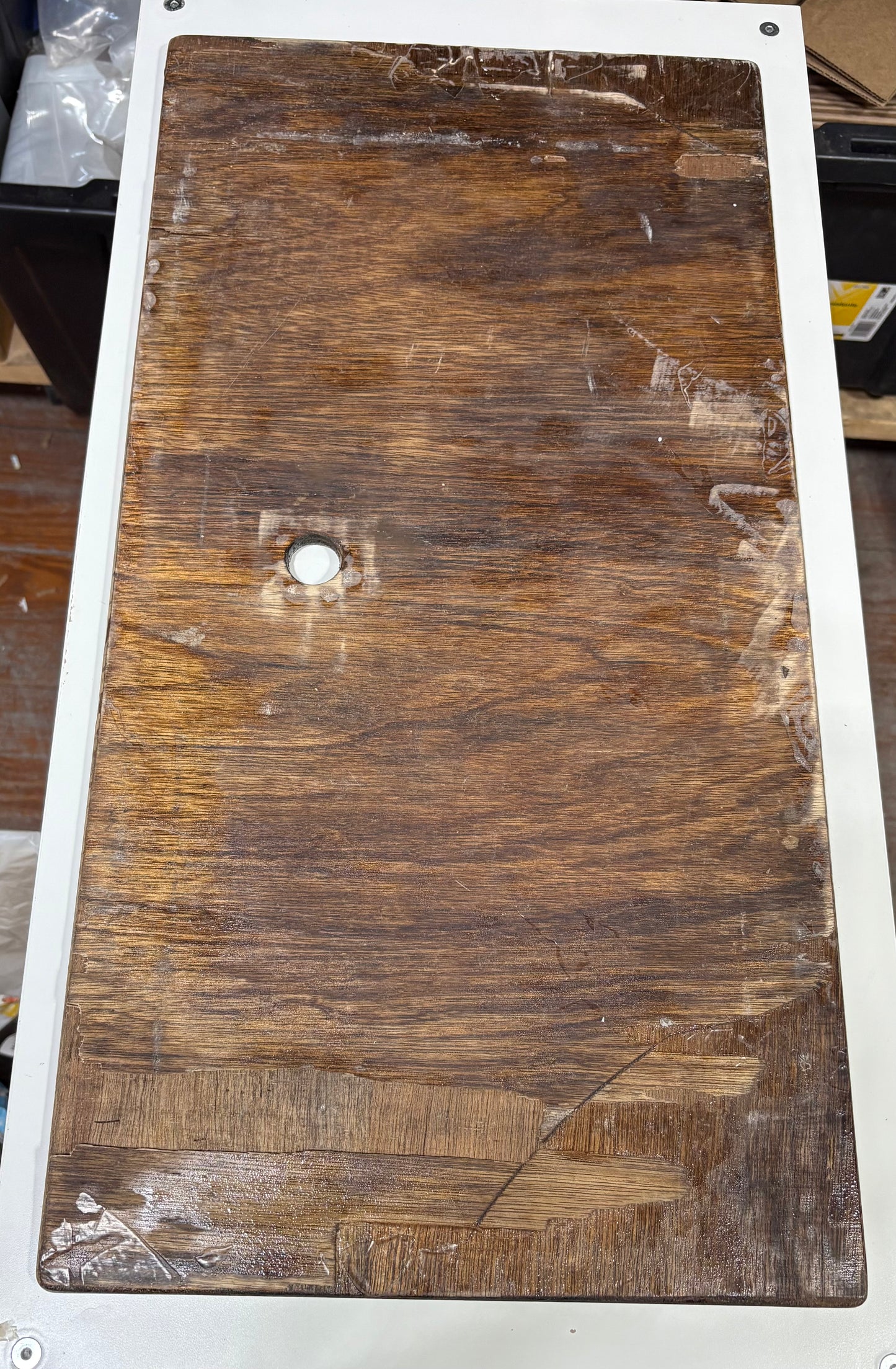 Teak and Holly Floor from Hunter 23 #266