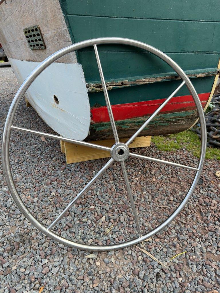 36” Yacht Specialties Destroyer Wheel W/ 1” Keyed Bore Sailboat Parts