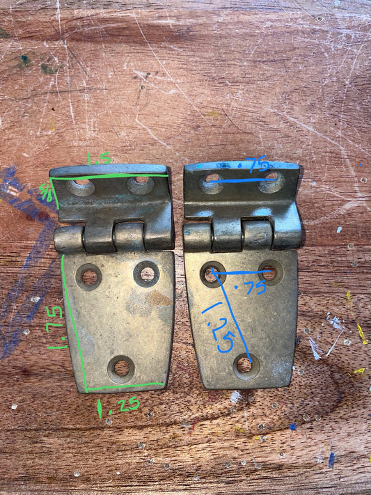 PAIR Bronze Perko Hinges