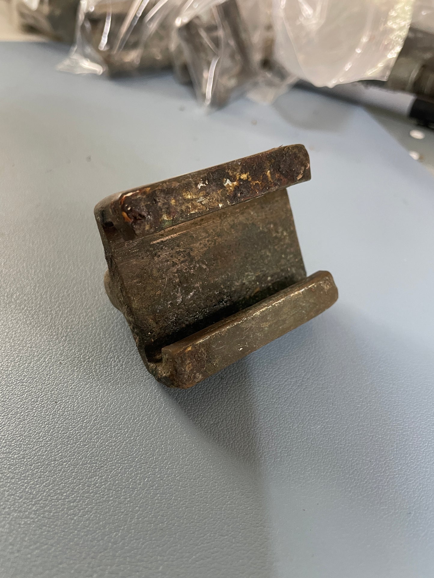 Large Bronze Track Car - 1 1/4" Track Diameter