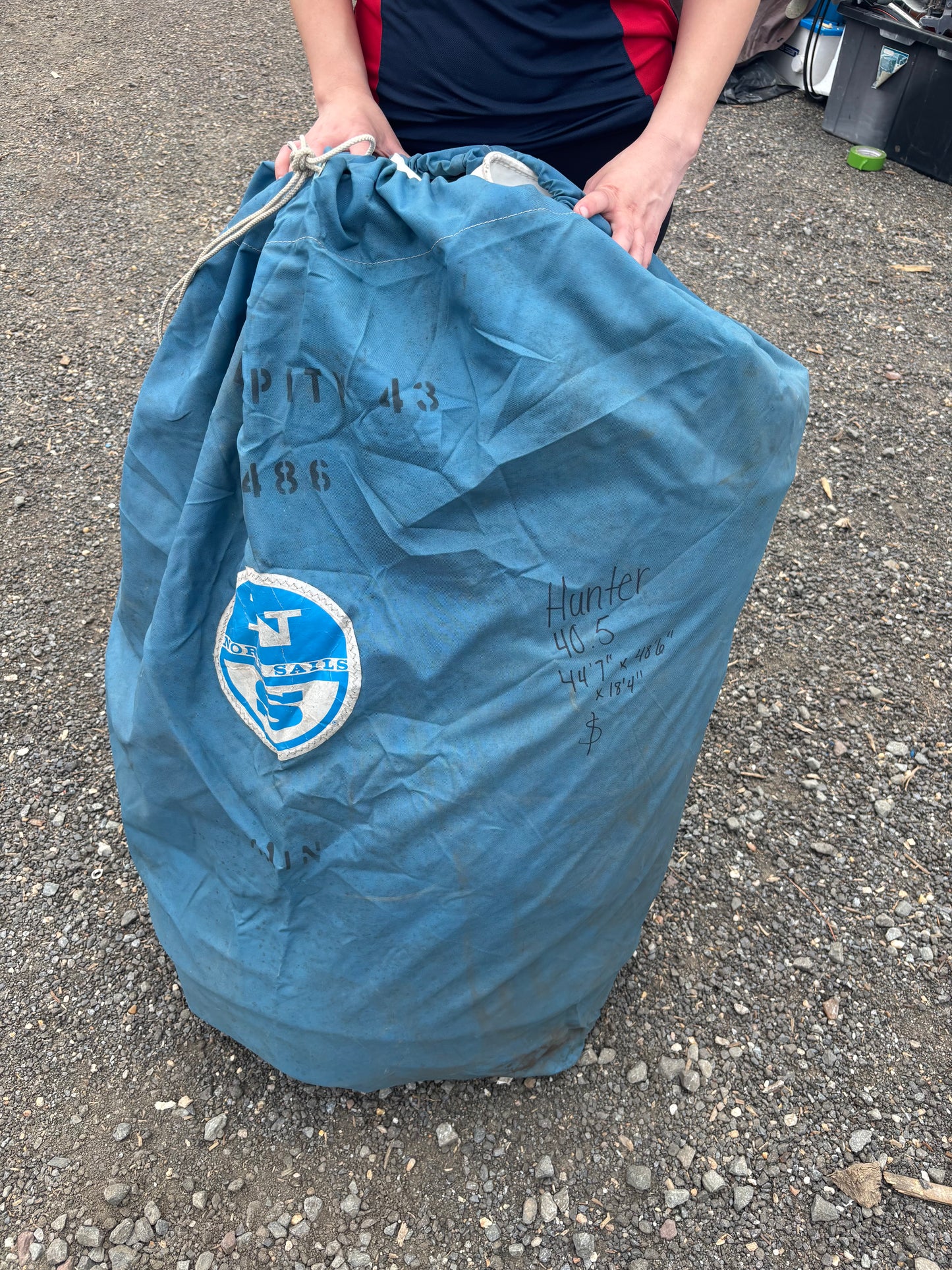 Hunter 40.5 Roller Furling/Furler Genoa Sail - 44’ 7” x 48’ 6” x 18’ 4”