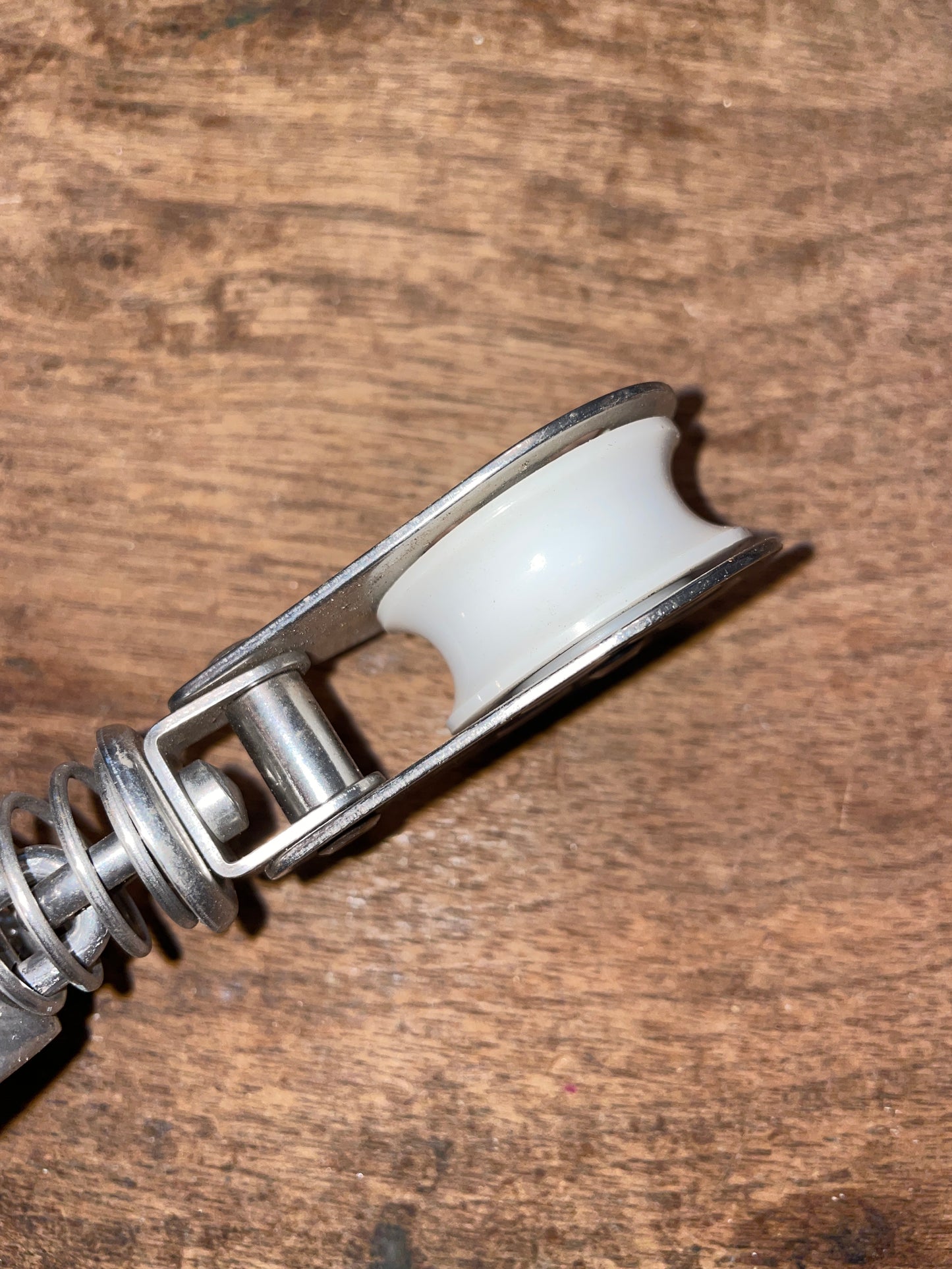 Schaefer 1 5/8” Sheave - 7/16” Line Stanchion Block- 7/8” Tubing