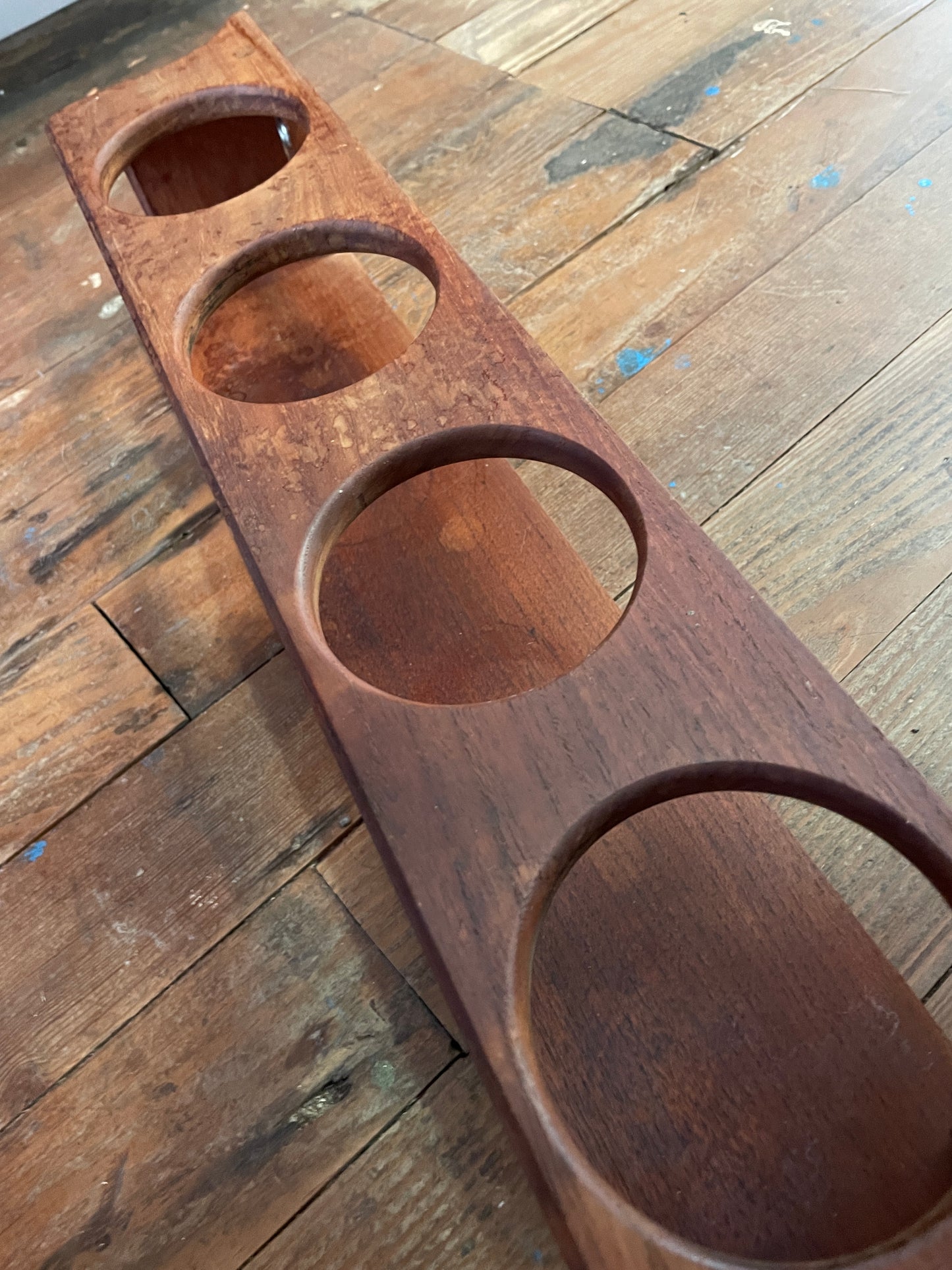 Large Seateak 4 Cup Holder