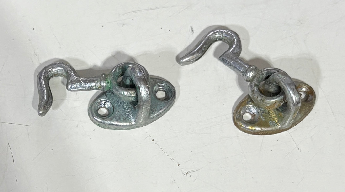 Lot of 2 Hook Latches - Missing Attachment