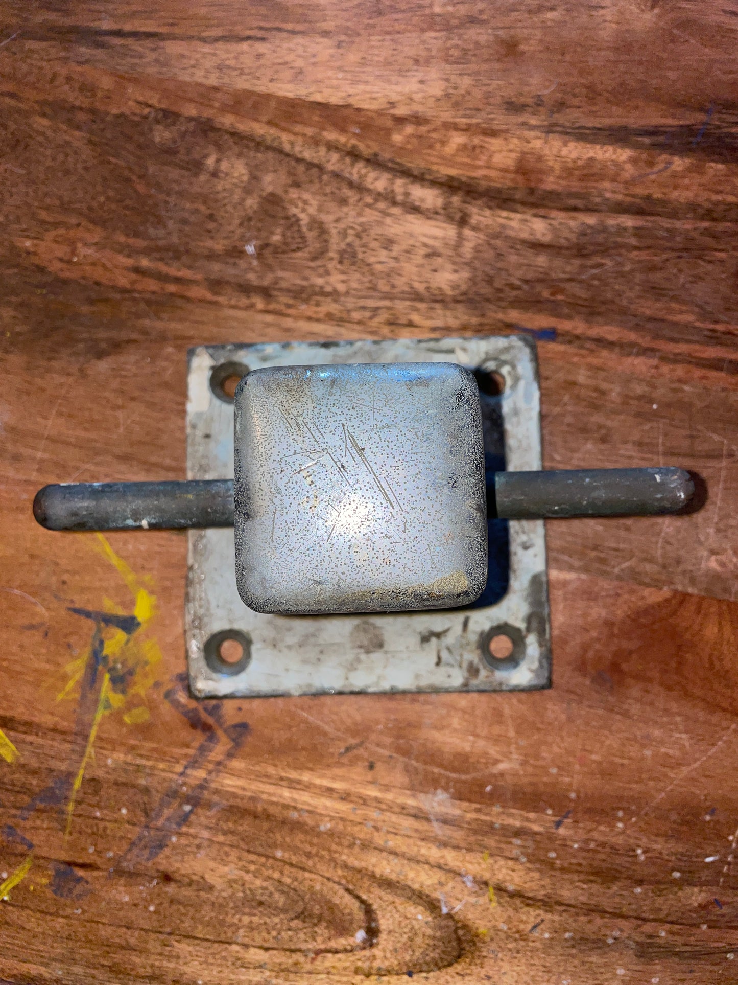 Chromed Bronze Bollard Cleat - 5” Base