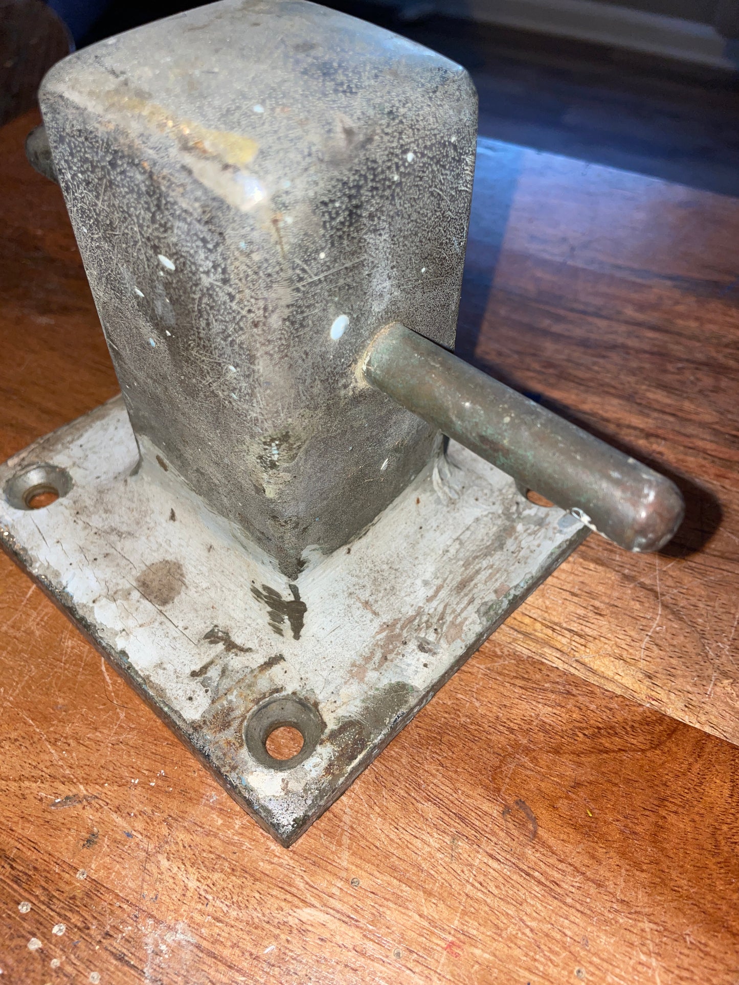 Chromed Bronze Bollard Cleat - 5” Base