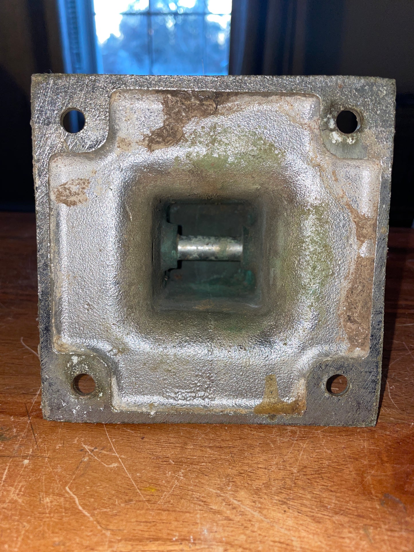 Chromed Bronze Bollard Cleat - 5” Base