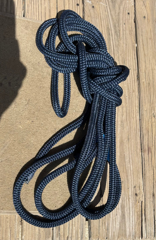 Navy Blue Dock Line - 1/2” Thick - MULTIPLE LENGTHS AVAILABLE