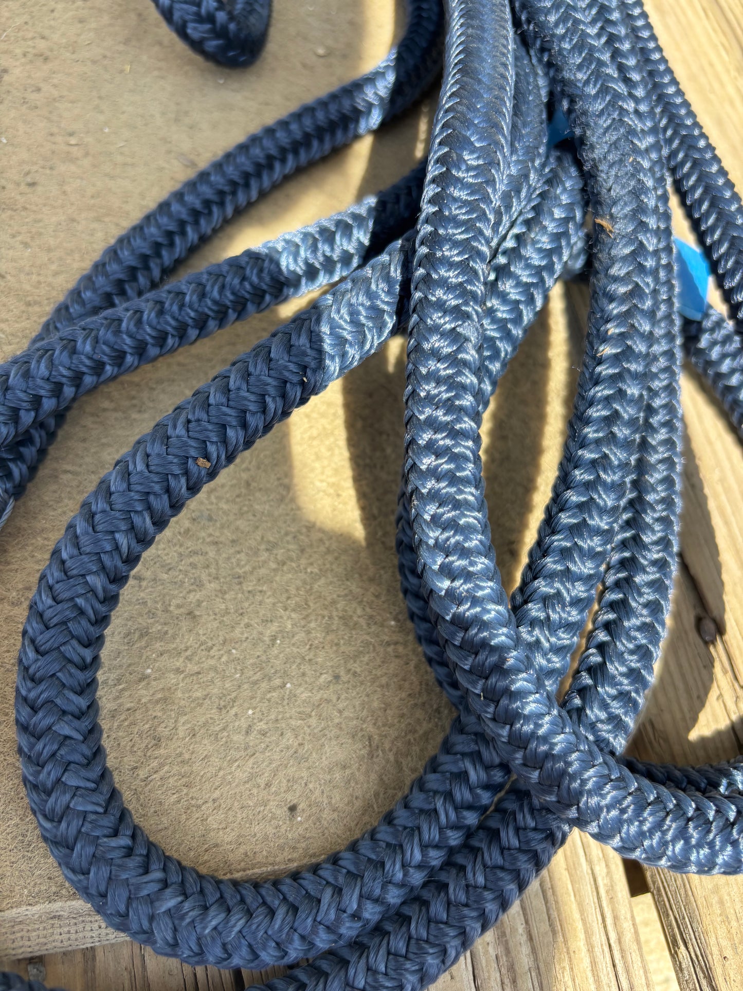 Navy Blue Dock Line - 1/2” Thick - MULTIPLE LENGTHS AVAILABLE
