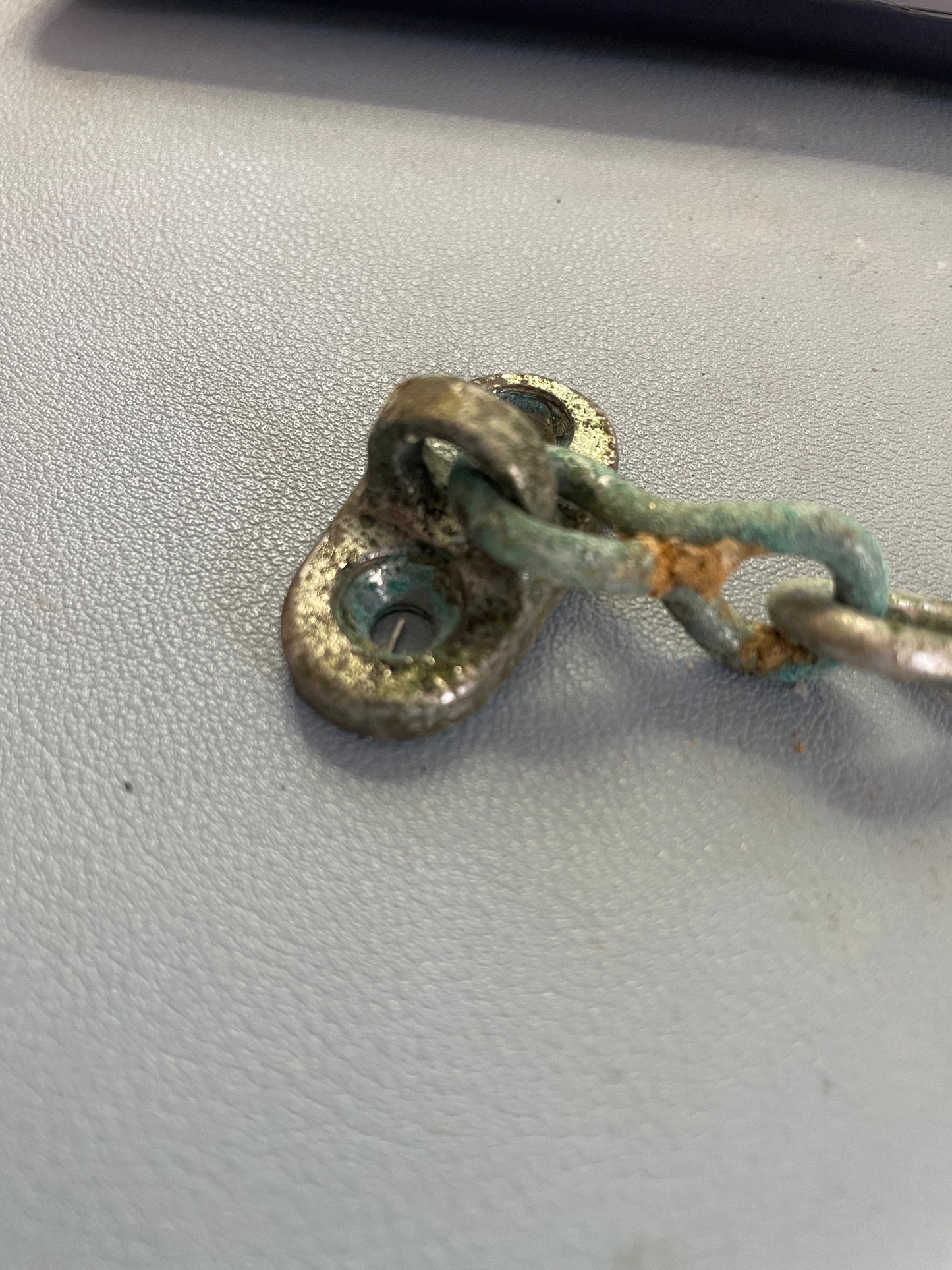 Chromed Bronze 4" Chain & Bar