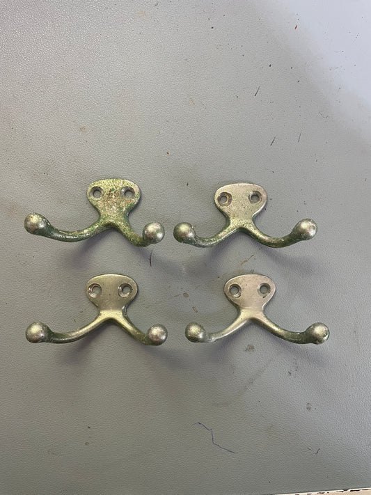 SET OF 4 Double Hooks
