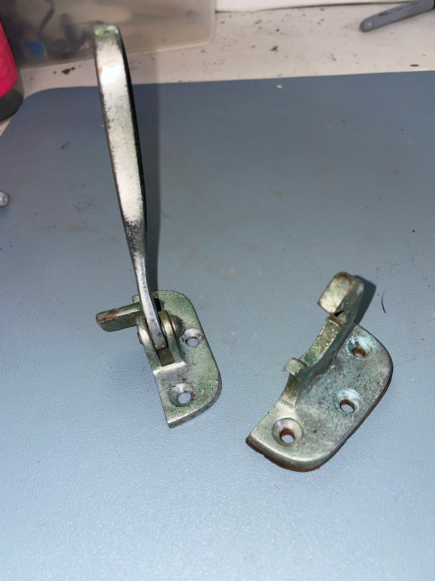 Vintage Chromed Bronze Latch
