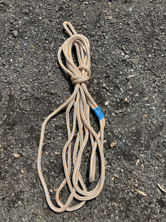 White & Gold Dock Line - 1/4” Thick - MULTIPLE LENGTHS AVAILABLE