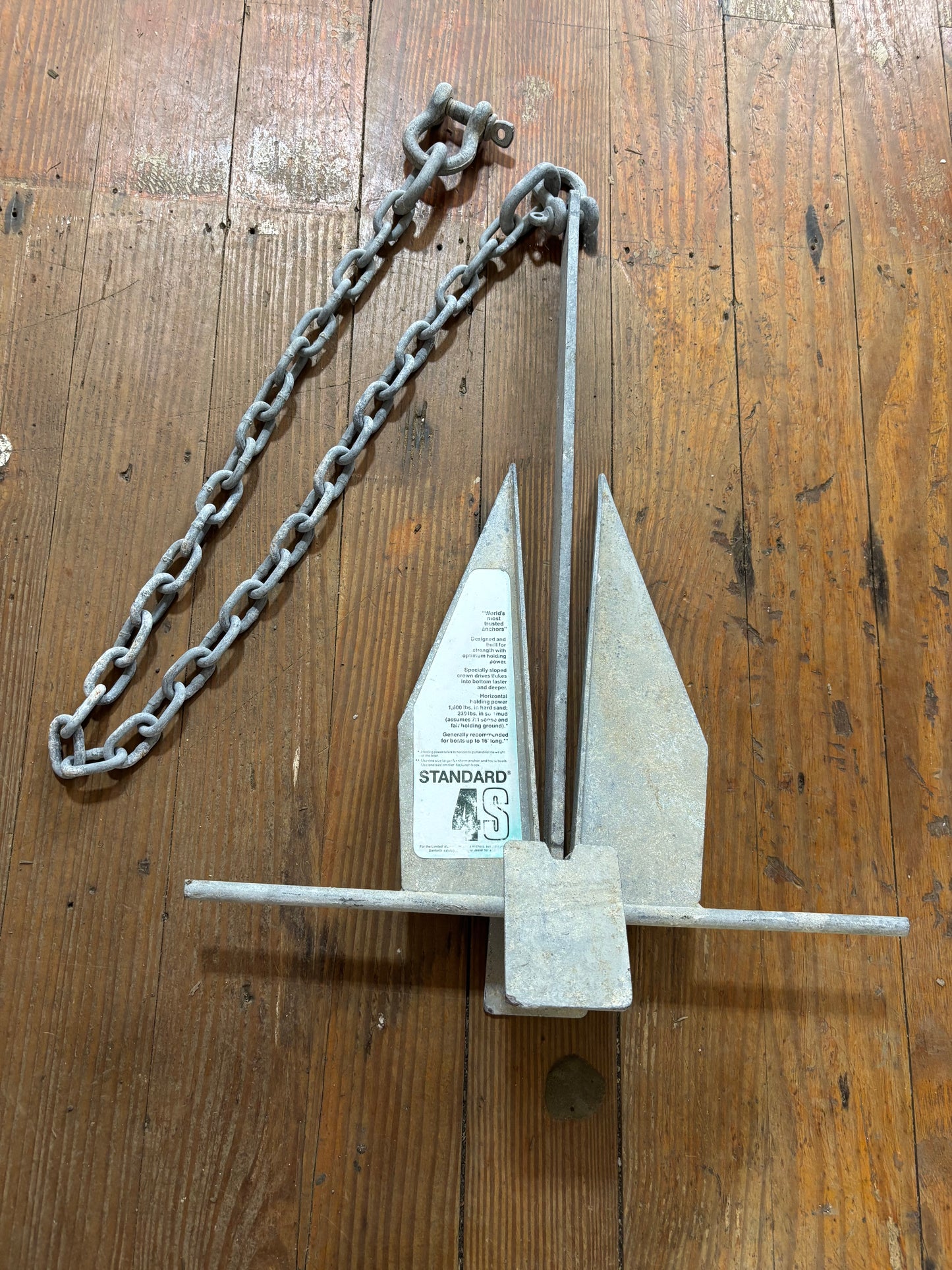 Danforth 4S Anchor - FOR BOATS UP TO 16’