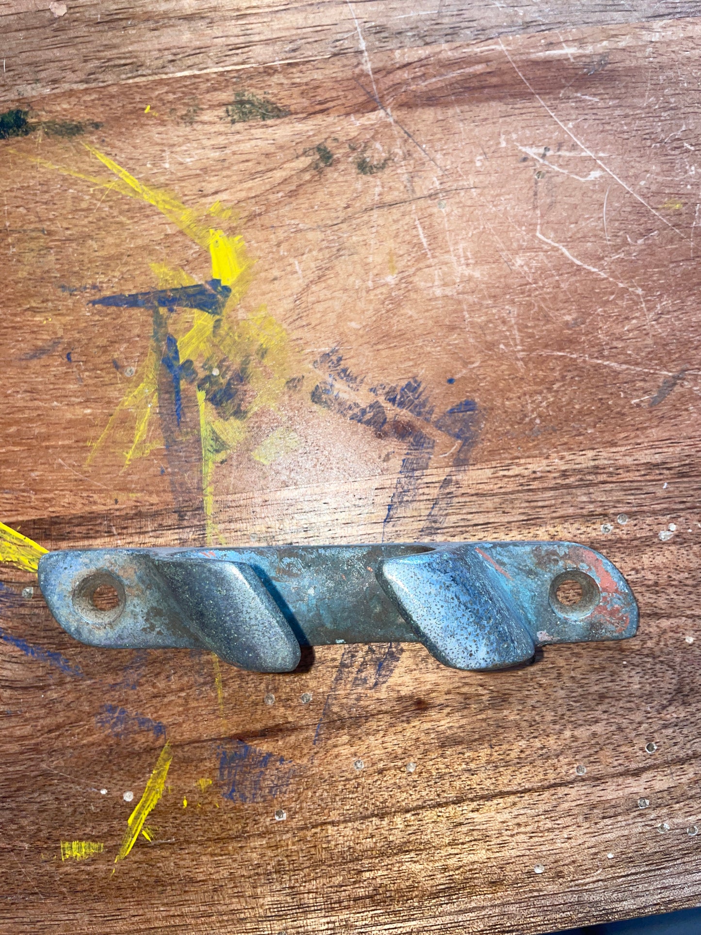 4 3/8” Chromed Bronze Chock Cleat