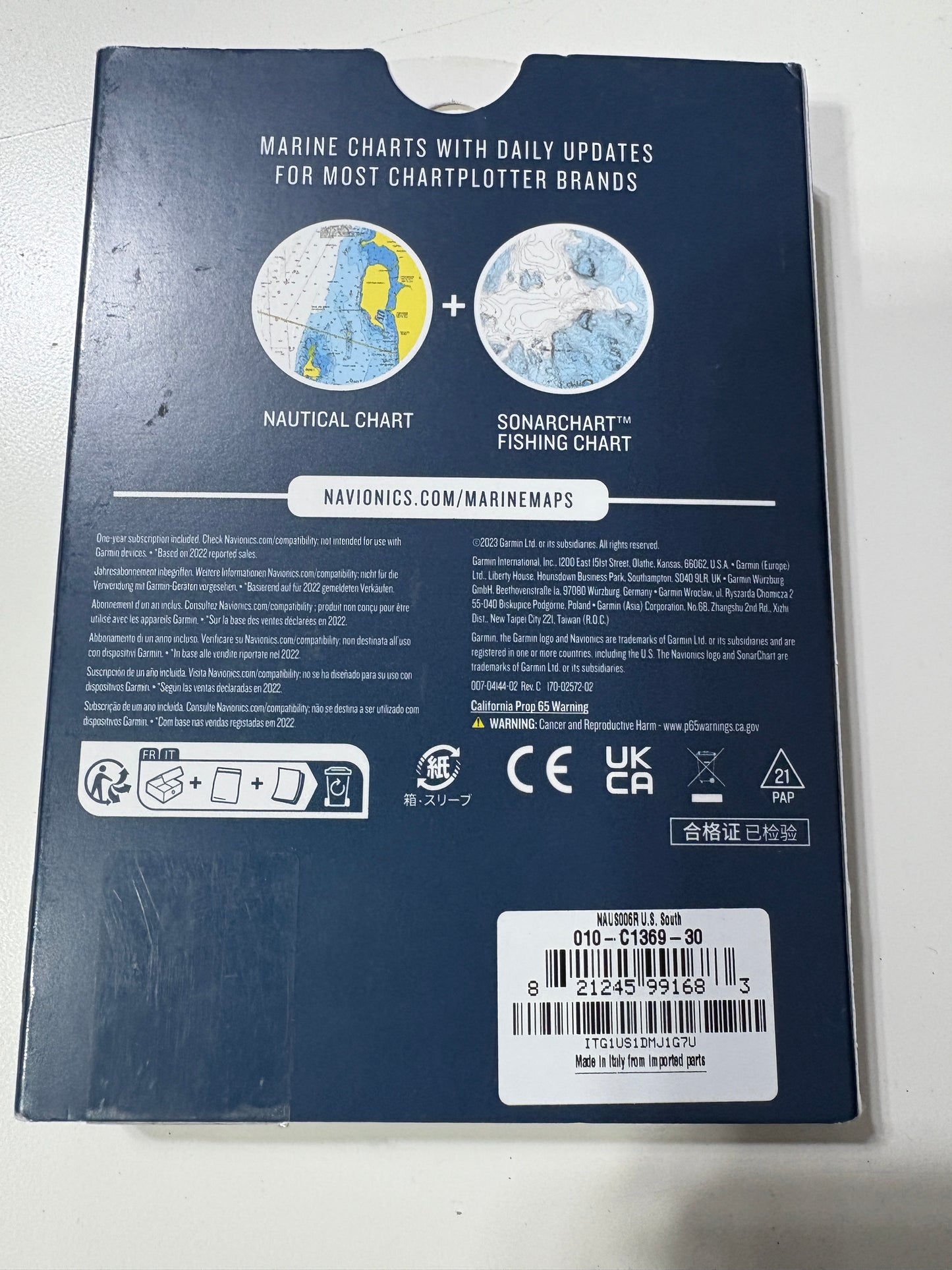 Navionics U.S.South Chart Card