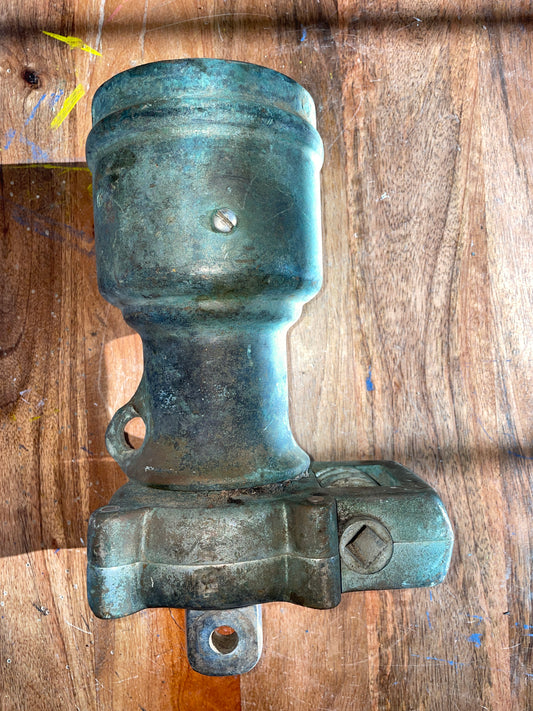 Vintage Solid Bronze Furling/Furler Gooseneck