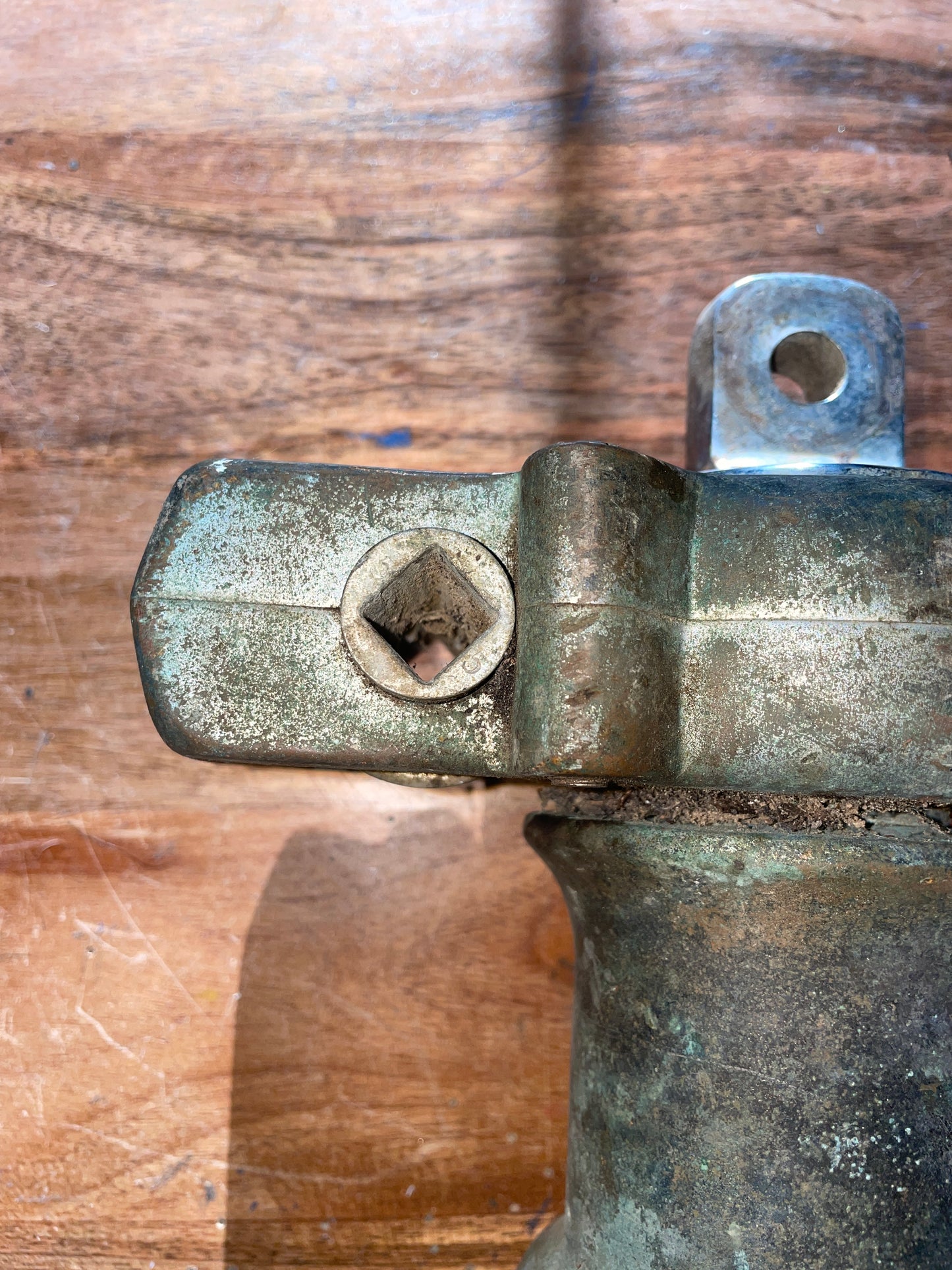 Vintage Solid Bronze Furling/Furler Gooseneck