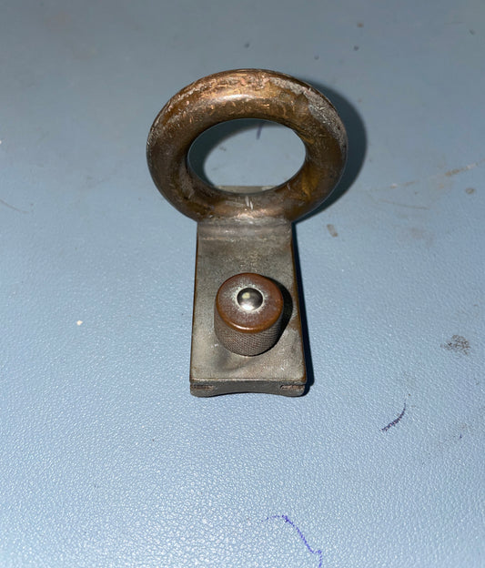 Vintage Bronze Mast Ring Track Car - 7/8" Track Width - 1" Ring