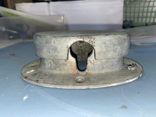 Chromed Bronze Anchor Hawse - No Chain OR Hook