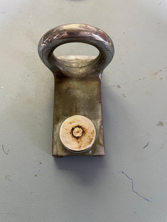 Chromed Bronze 1 1/4" Pull Top Mast Car - 1 5/16" Ring Diameter