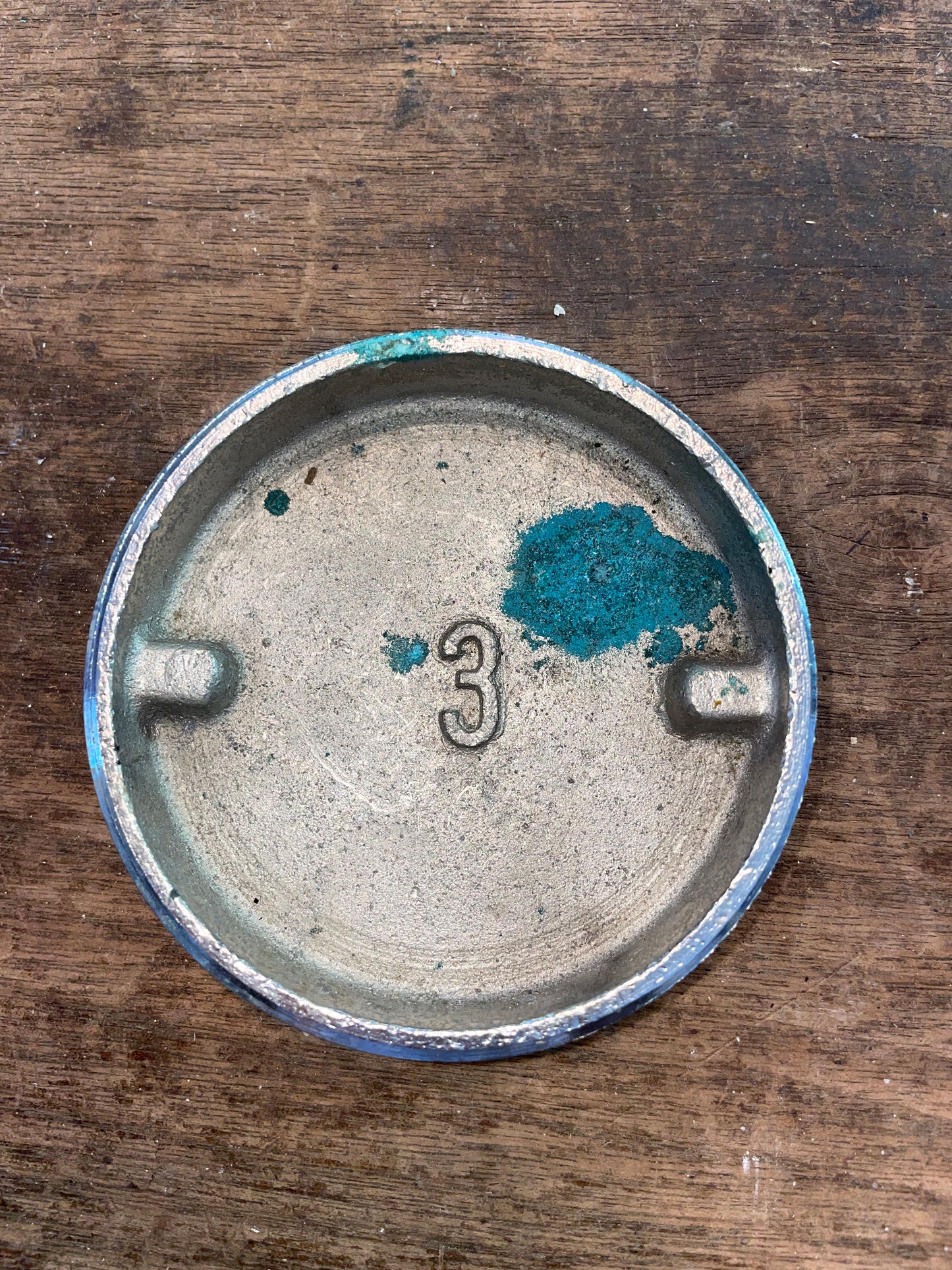 3 1/4” Stainless #3 Screw In Deck Plate