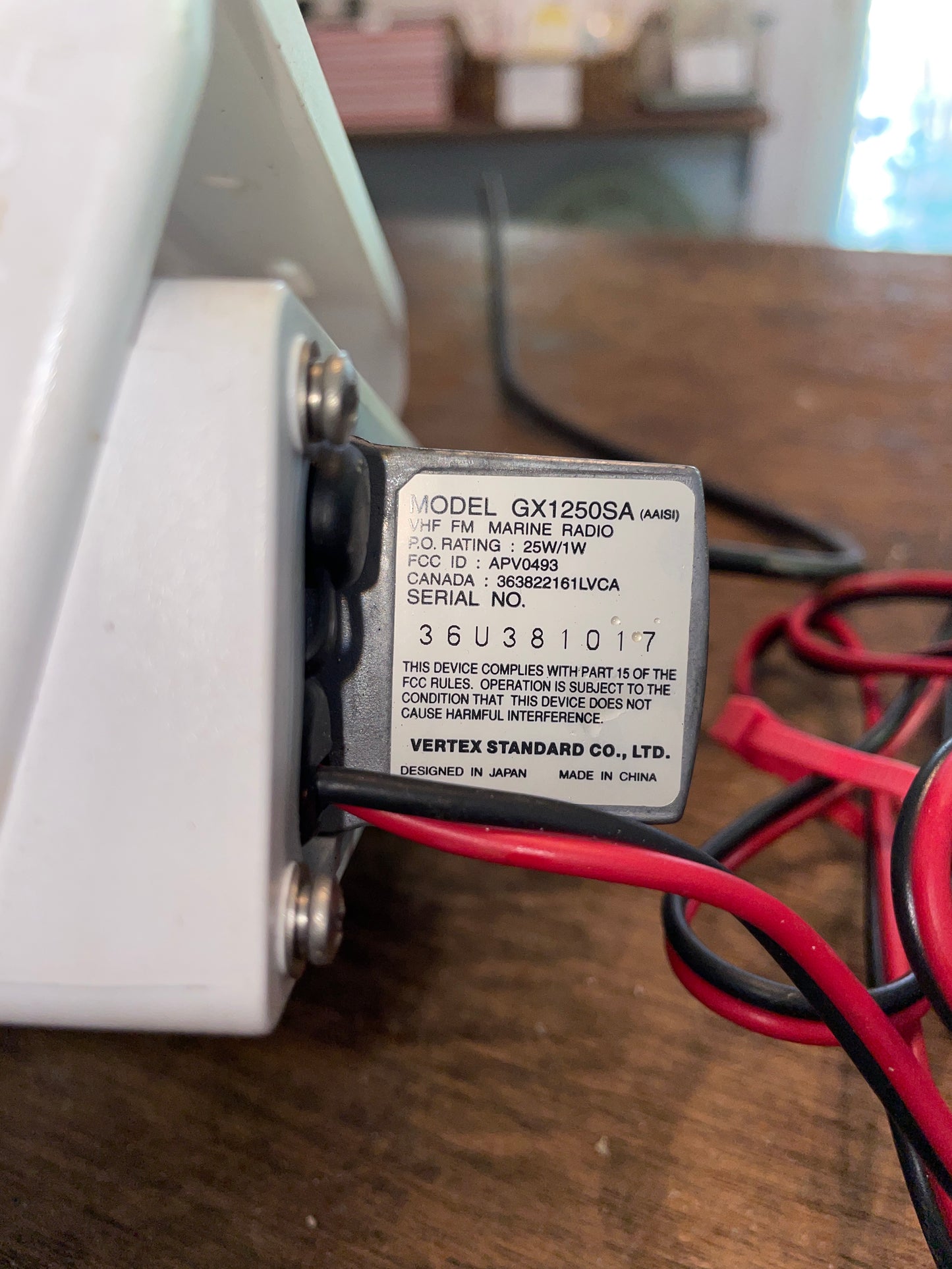 Standard Horizon Marine Radio Model GX1250SA- untested