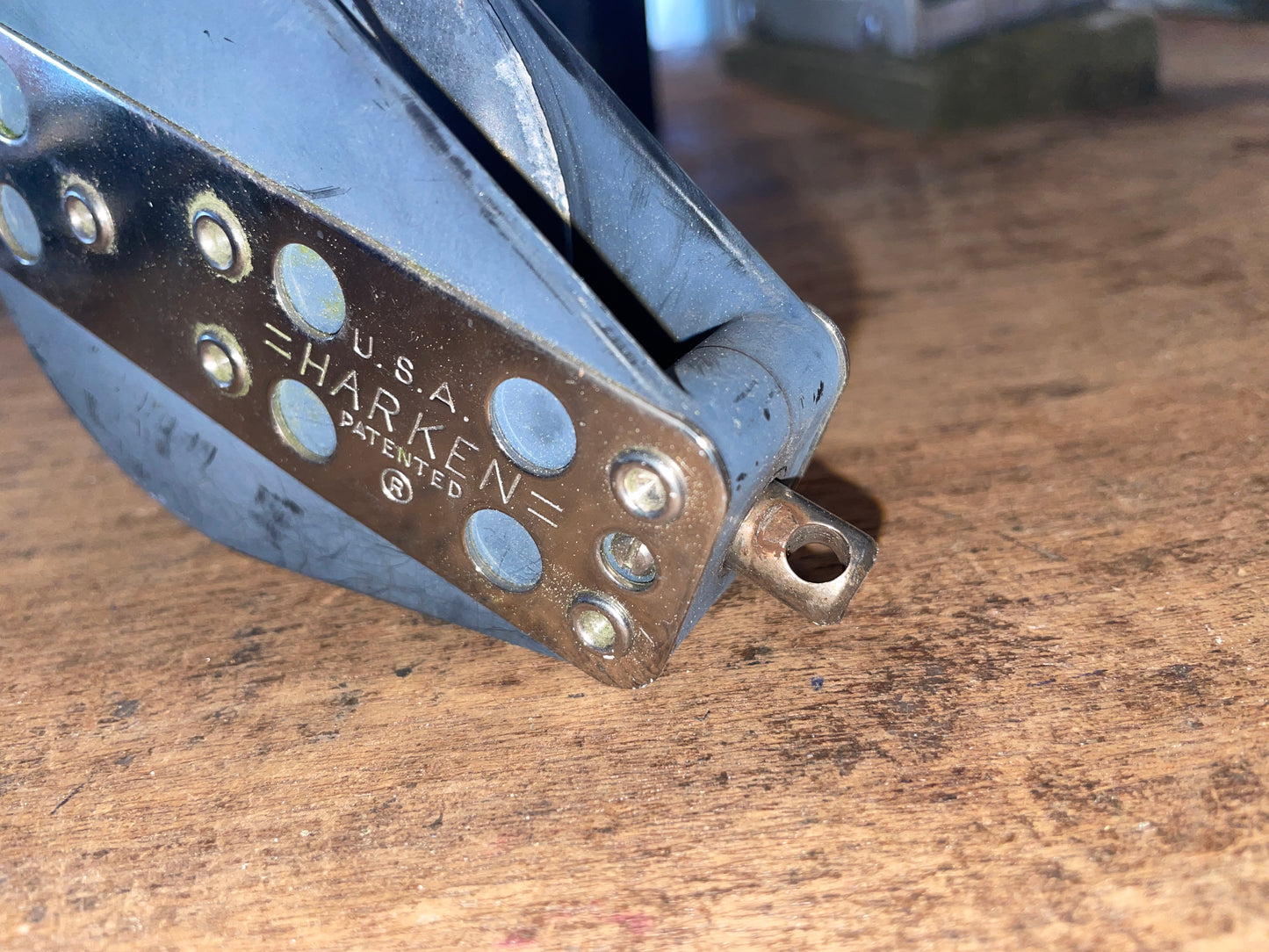 Large Harken 3” Sheave Single Swivel Block- 9/16” Line