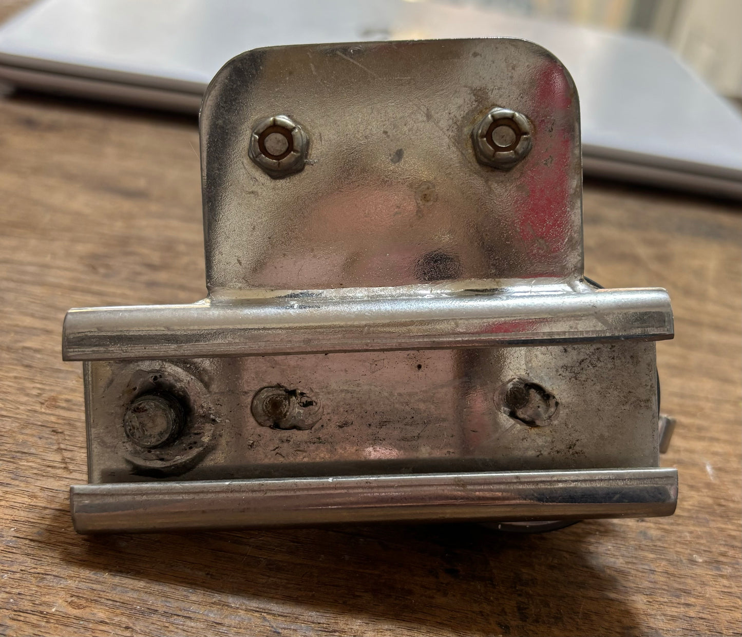 Stainless Steel Screw Top Track Car Single Block With Ronstan Cam Cleat - 1 1/4” Track