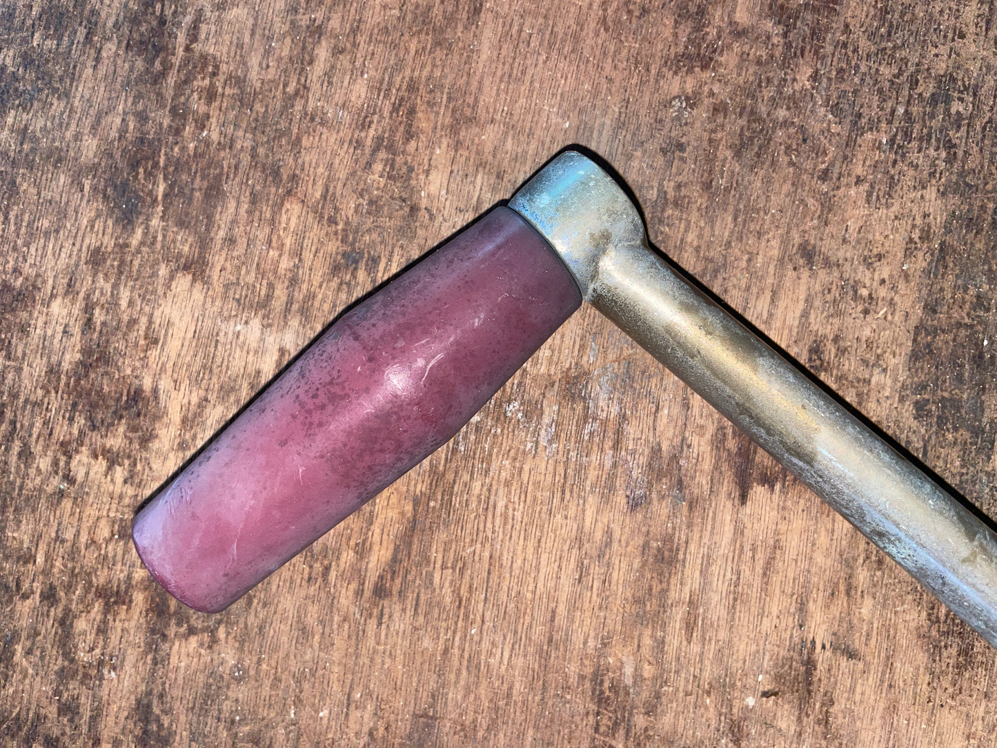 Vintage Bronze 10 1/2” Lewmar Winch Handle - 3/4” Insert