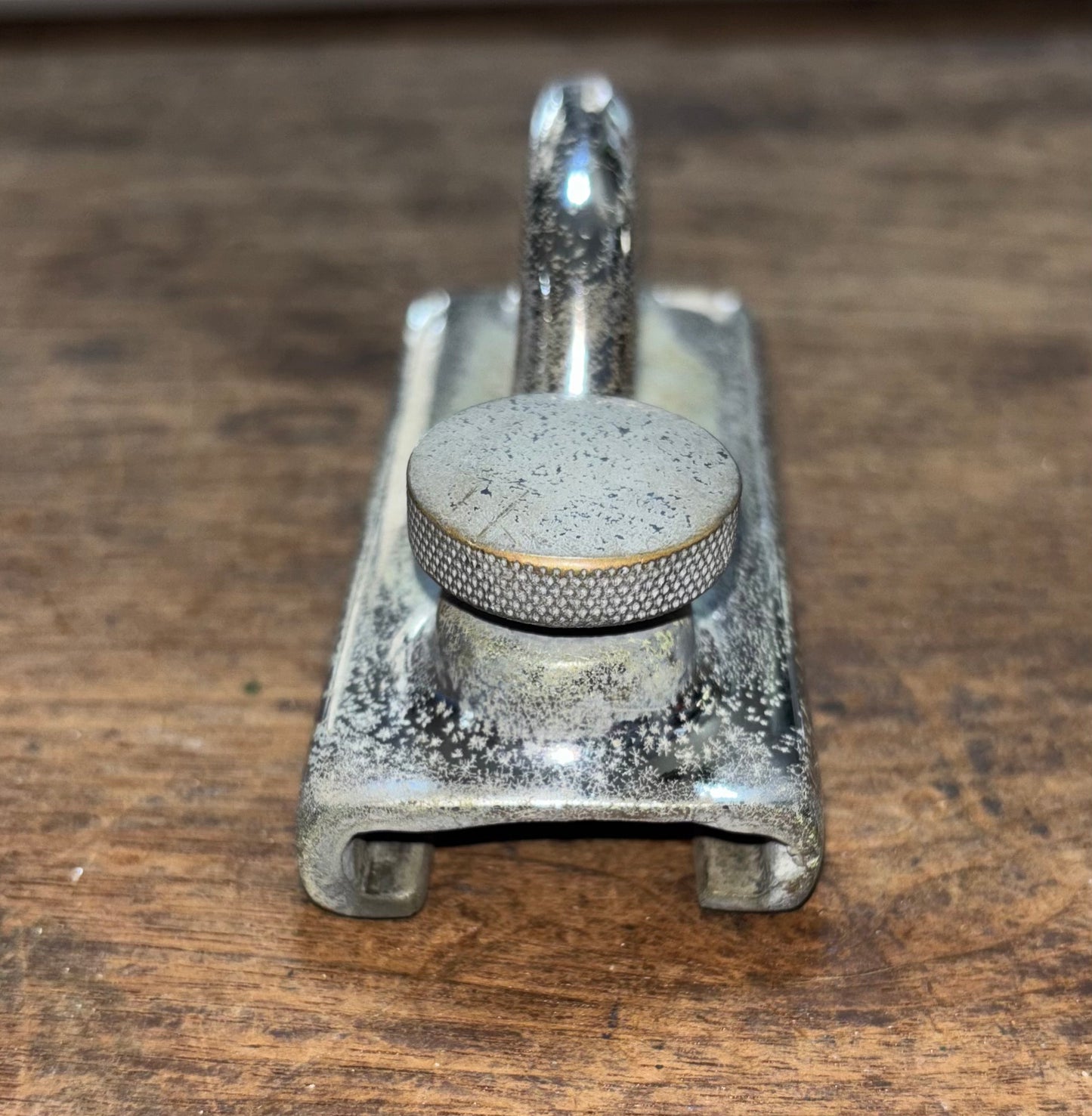 Chromed Bronze Screw Top Track Car - 1 1/4” (Pitted Exterior)