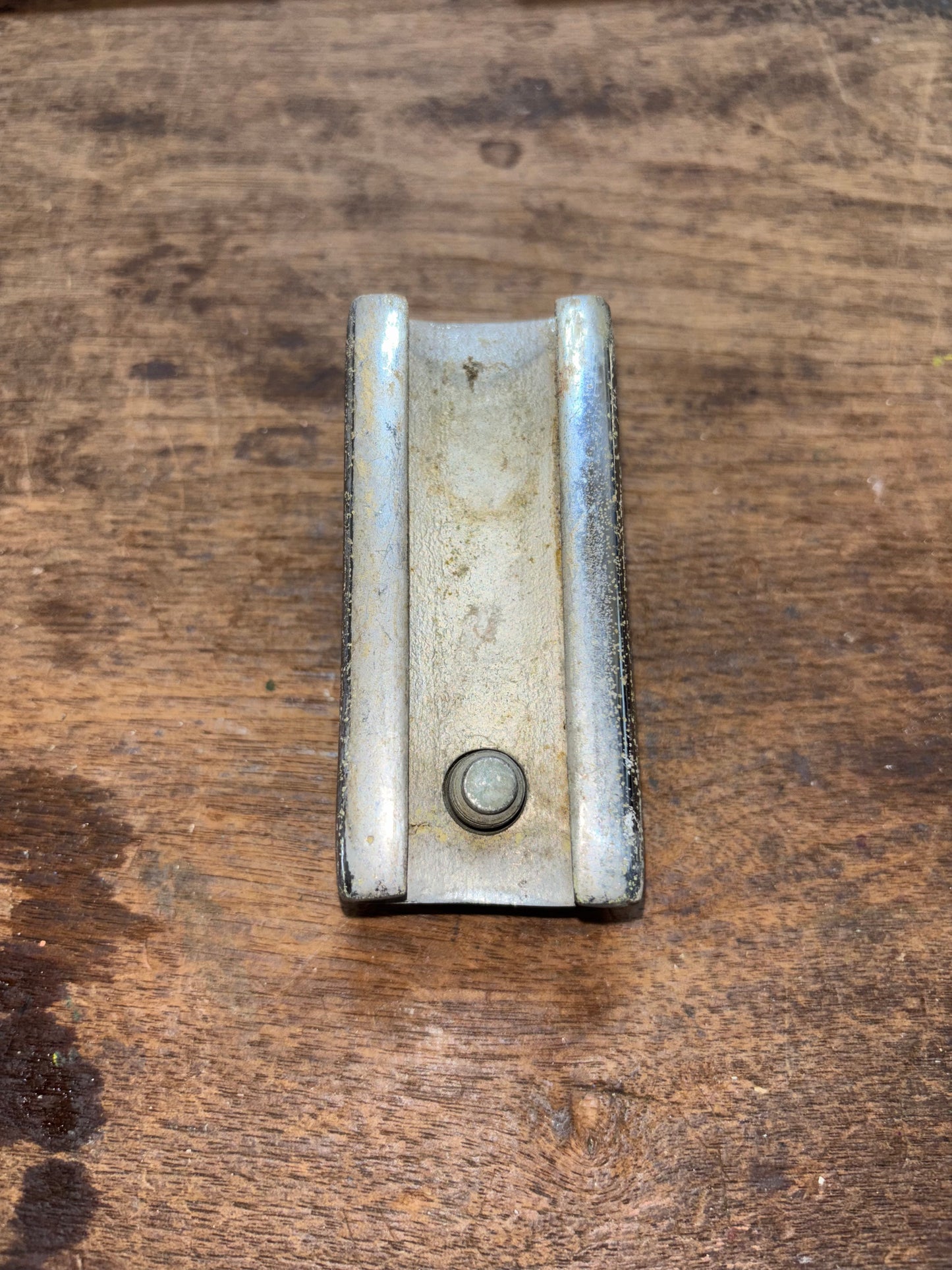 Chromed Bronze Screw Top Track Car - 1 1/4” (Pitted Exterior)