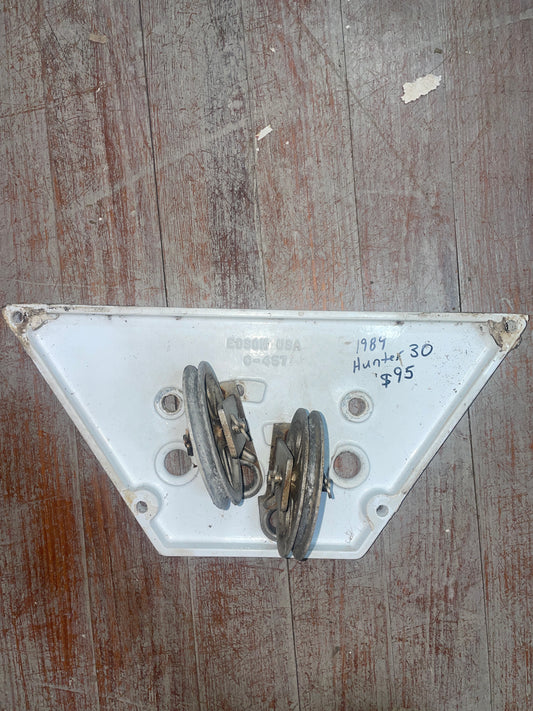 1989 Hunter 30 Edson C-457 4" Steering Pulleys - Unique Base