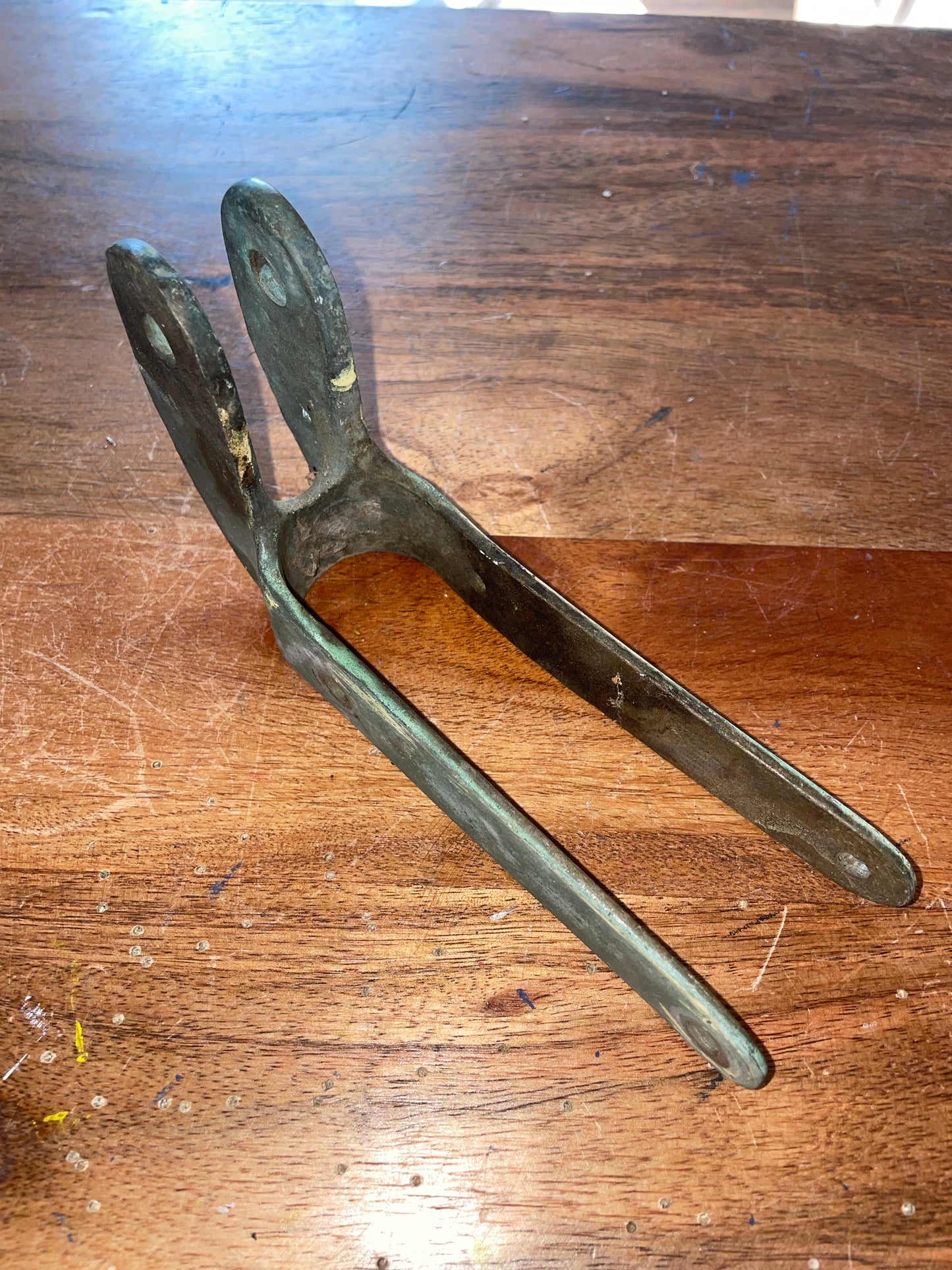 Vintage Merriman Bronze Jib Club Gooseneck - 1 3/8”