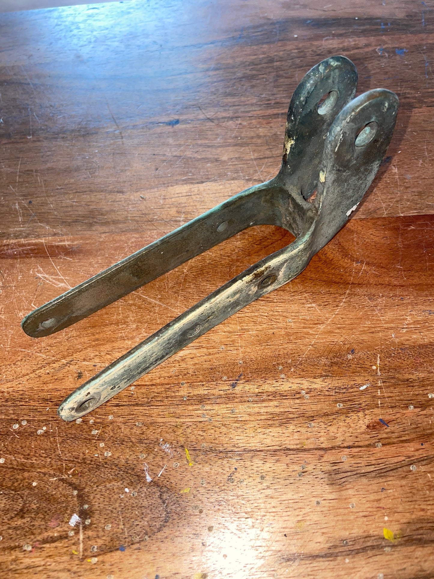 Vintage Merriman Bronze Jib Club Gooseneck - 1 3/8”