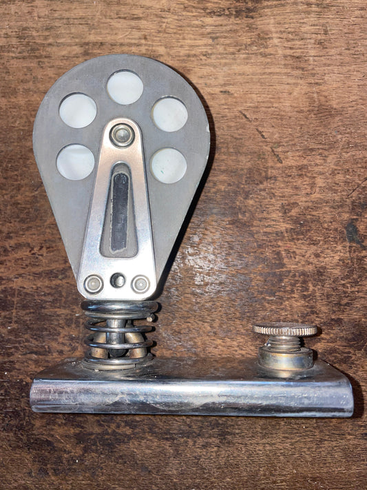 Schaefer Screw Top 2” Sheave Single Block With 1 1/4” Track Car- 7/16” Line